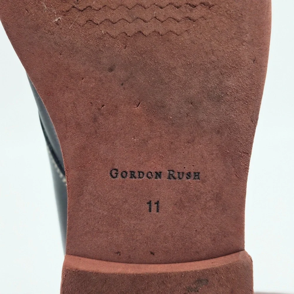 Gordon Rush Hartwell Black Leather Chukka Desert Dress Oxford Boots Men Size 11